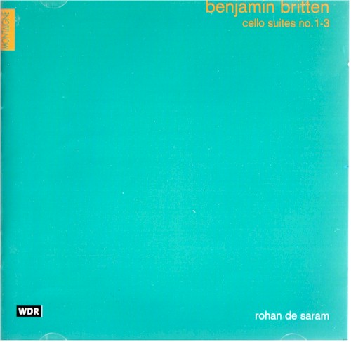 Click To View The Britten Cello Suites CD Cover Britten Cello Suitesg CD Cover