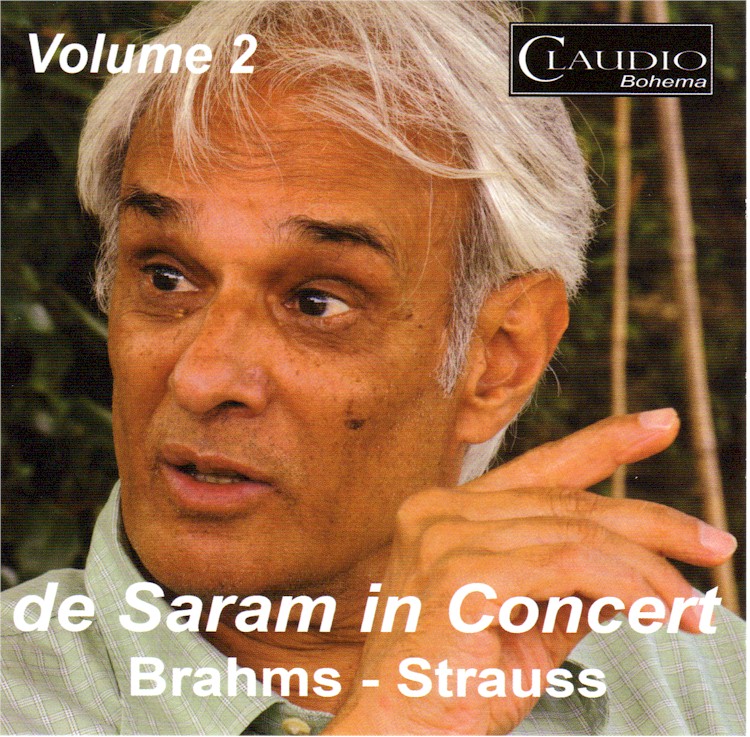 Click To View de Saram in Concert CD Cover de Saram in Concert CD Cover