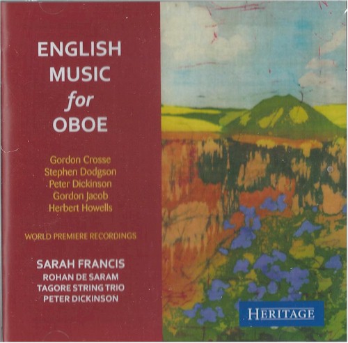 Click To View English Music for Oboe CD Cover English Music for Oboe