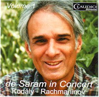 Click To View de Saram in Concert CD Cover de Saram in Concert CD Cover